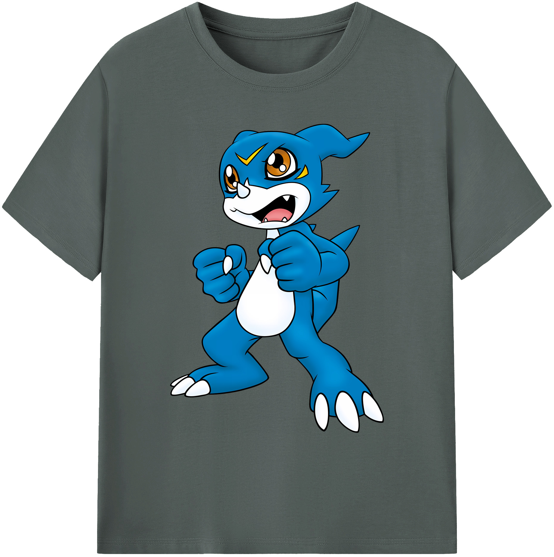（画像用） Digimon デジタルモンスター/デジモン 綿100％ メンズ半袖Tシャツ｜肌触りやわらか＆通気性